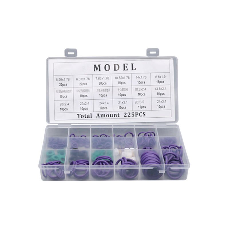 O-ring Kit Manufacturer - 225pcs Fuel Resistant Seals Set