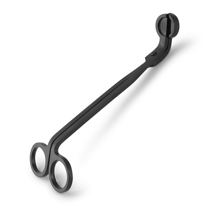 Candle Wick Trimmer Manufacturer - Matte Black Stainless Steel Laser Scissors