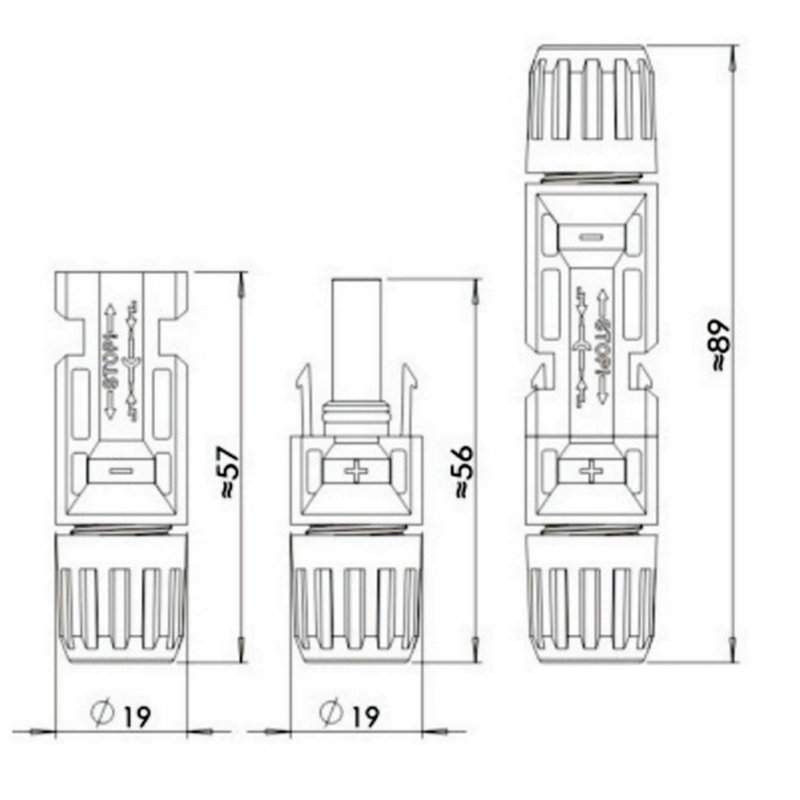 Solar Connector Manufacturer - Single Panel Solid Tinned Copper OEM