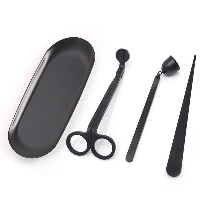 Candle Care Kit Manufacturer - 4-in-1 Stainless Steel Snuffer Trimmer Dipper