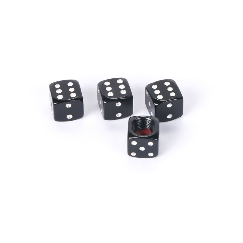 Aluminum Valve Caps Factory - LinYu LY022 Dice Style for Car Moto Bicycle