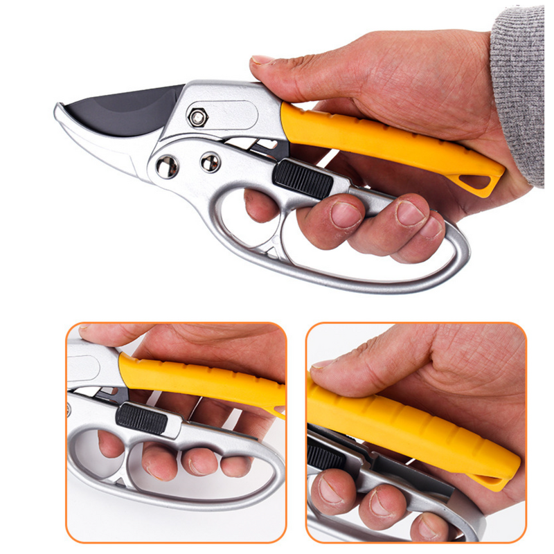 Garden Pruner Manufacturer - Stainless Steel Pruning Shears Ratchet Scissors