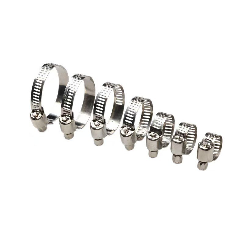Hose Clamp Kit Manufacturer - 60pcs Stainless Steel Single Ear Assortment