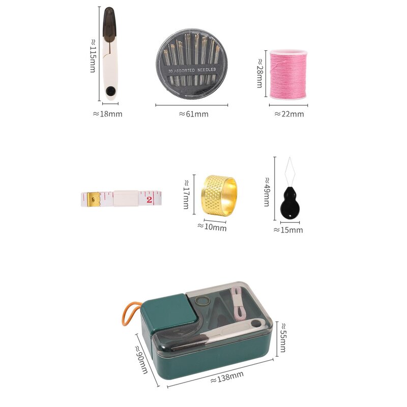 Mini Sewing Kit Manufacturer - Portable PVC Box Set
