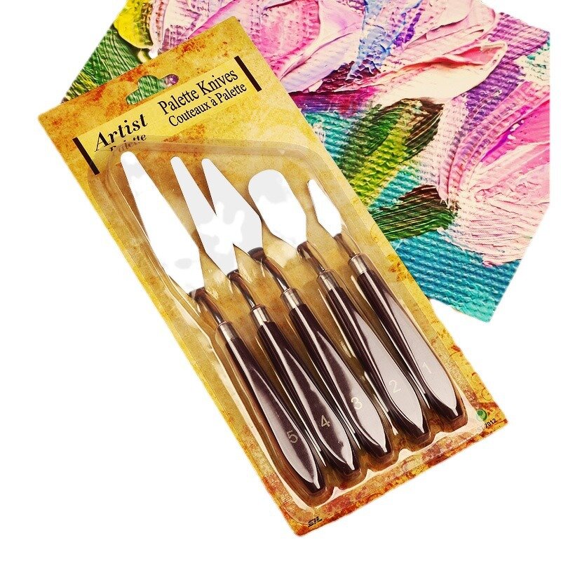 Palette Knife Set Manufacturer - 5-Piece Stainless Steel Flexible Spatula