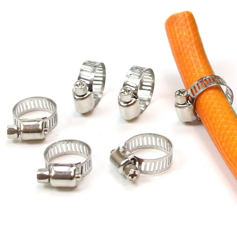 Hose Clamp Kit Manufacturer - 60pcs Stainless Steel Single Ear Assortment