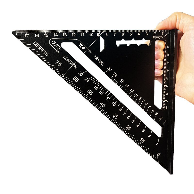 Rafter Square Manufacturer - Factory Aluminum Alloy Double Scale Triangle