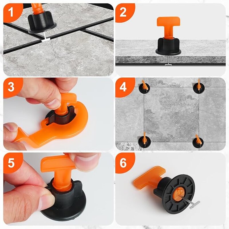Tile Leveling System Kit Factory - 402pcs Reusable Leveler Spacers Tools