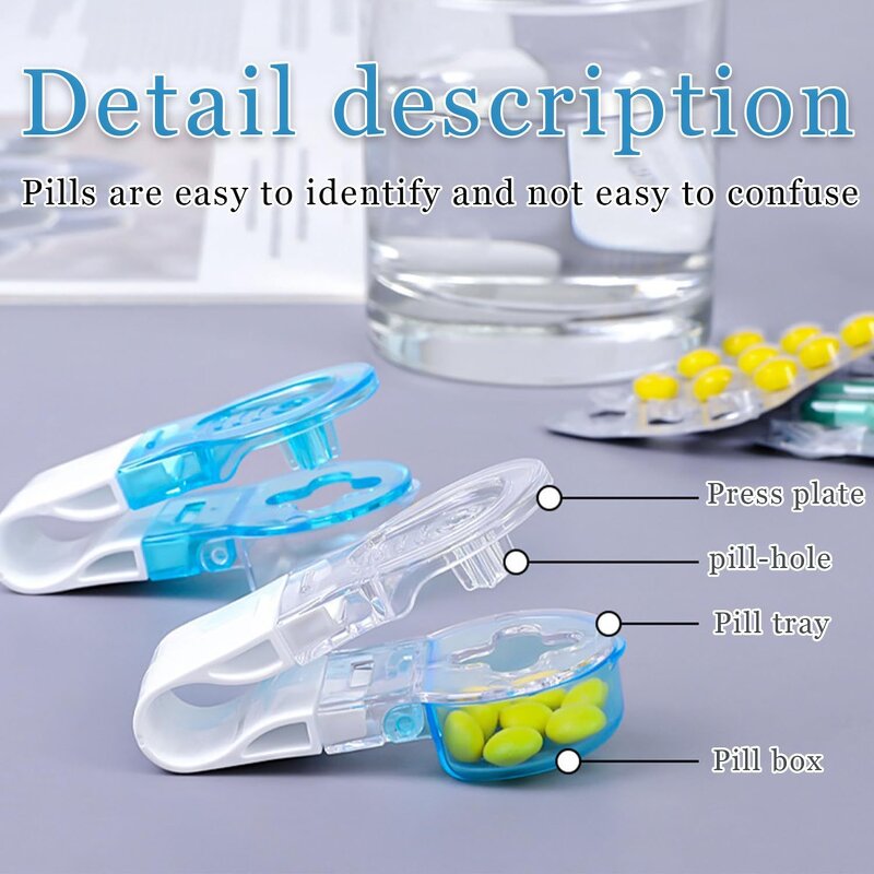 Pill Storage Box Manufacturer - Portable Medicine Organizer with Puncher