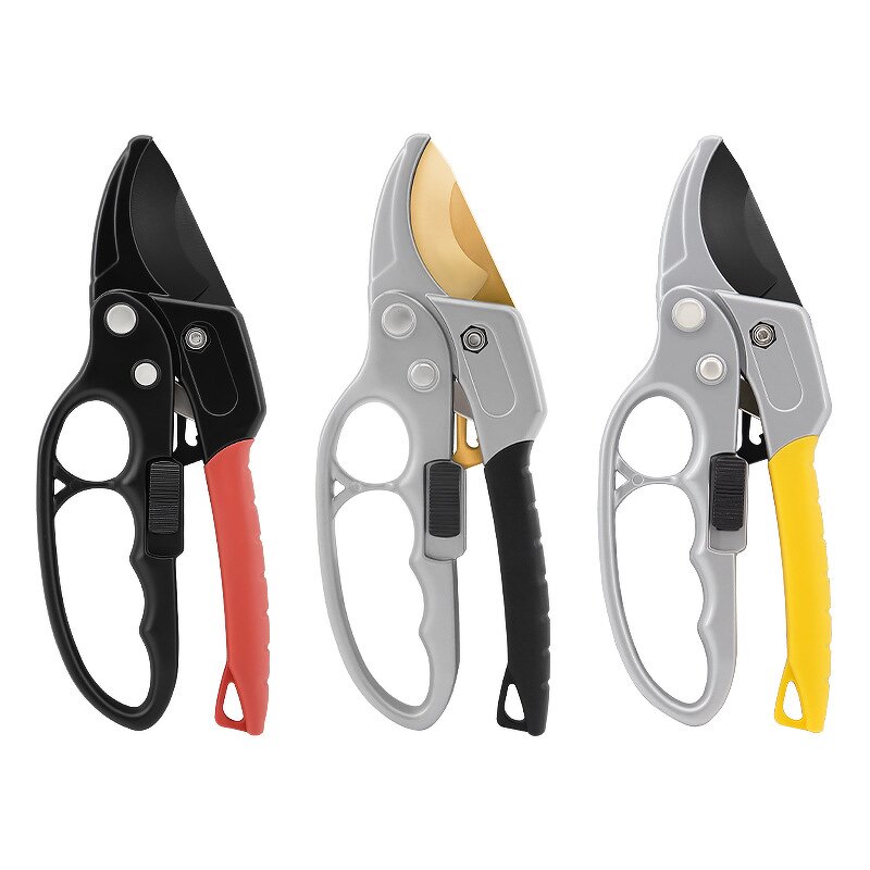 Garden Pruner Manufacturer - Stainless Steel Pruning Shears Ratchet Scissors