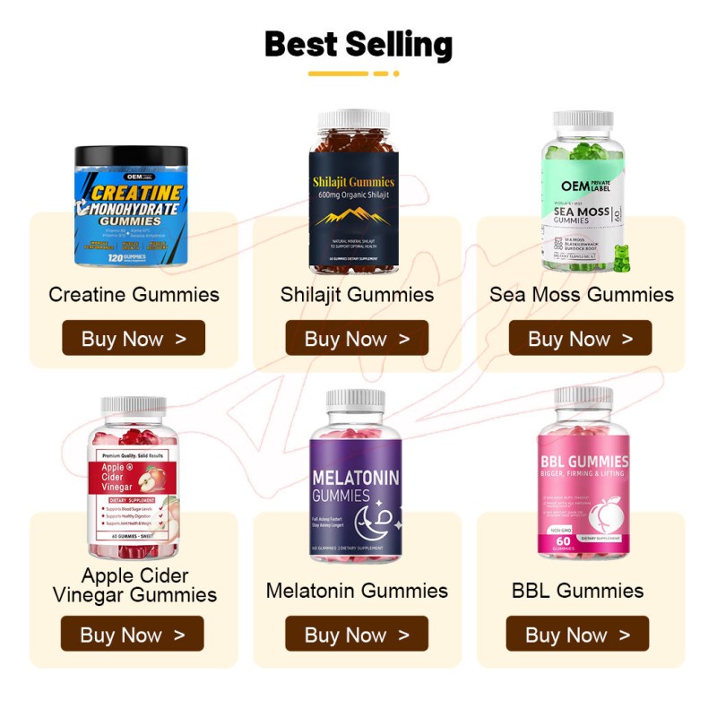 Pre Workout Gummies Factory - OEM Creatine Monohydrate