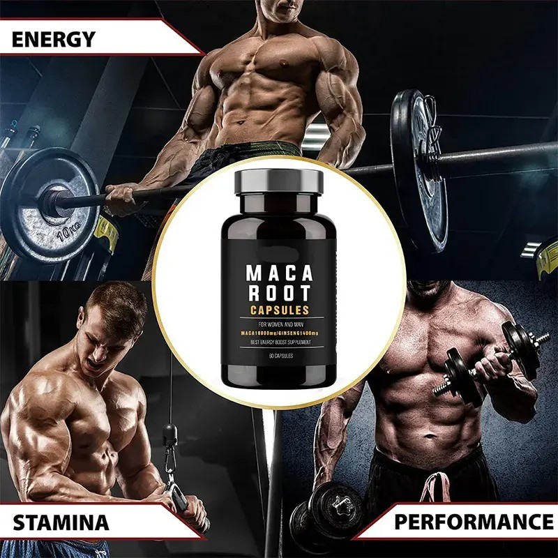 Maca Root Capsules Manufacturer - OEM Energy Mood Support