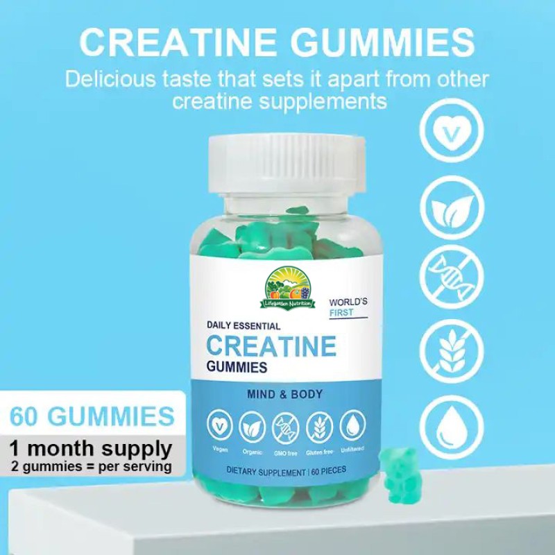 Pre Workout Gummies Factory - OEM Vegan Creatine Supplement