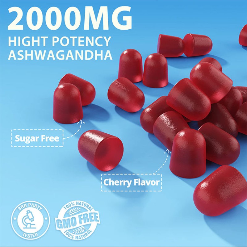 Ashwagandha Gummies Manufacturer - OEM Vegan Stress Relief