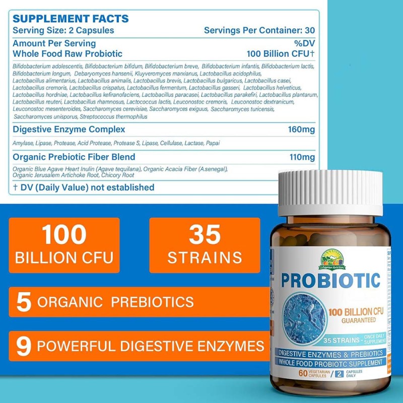 Probiotic Capsules Manufacturer - OEM 100 Billion CFU