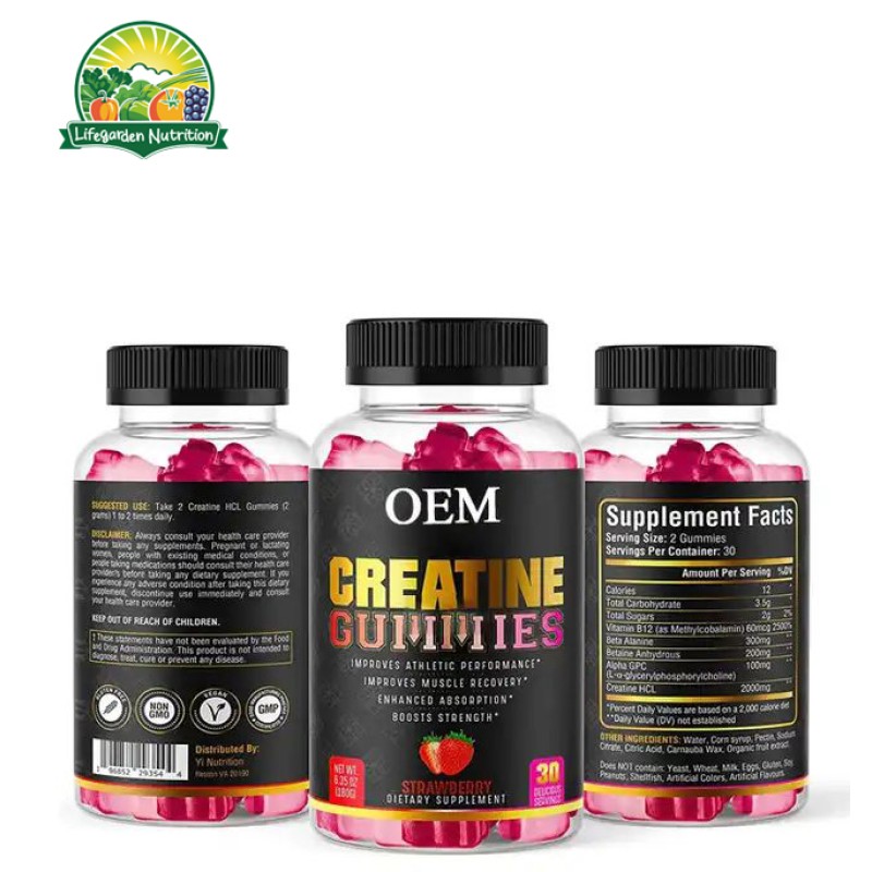 Creatine Gummies Manufacturer - OEM Sports Supplements