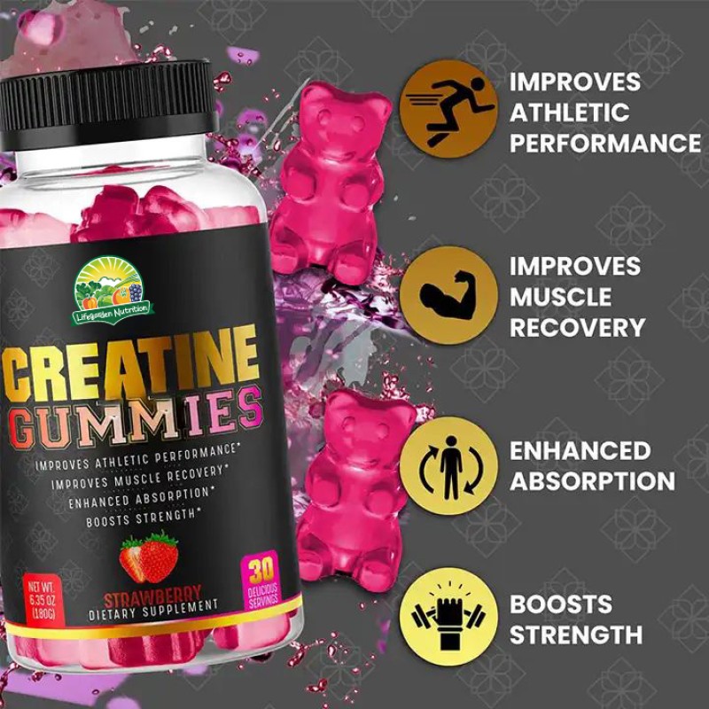 Weight Gain Gummies Factory - OEM Muscle Growth Candy