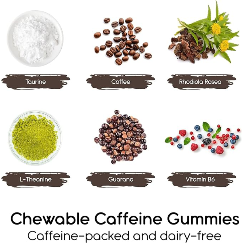 Caffeine Gummies Factory - OEM Energy Boost Gummy