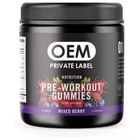 Pre Workout Gummies Manufacturer - OEM Energy Candy Supplement