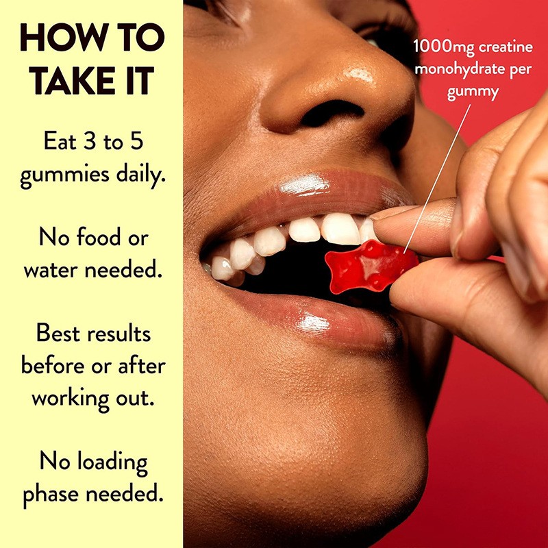 Creatine Gummies Manufacturer - OEM Bulk Pure Supplement