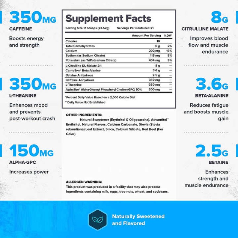 Pre Workout Supplement Manufacturer - OEM Nitric Oxide Energy