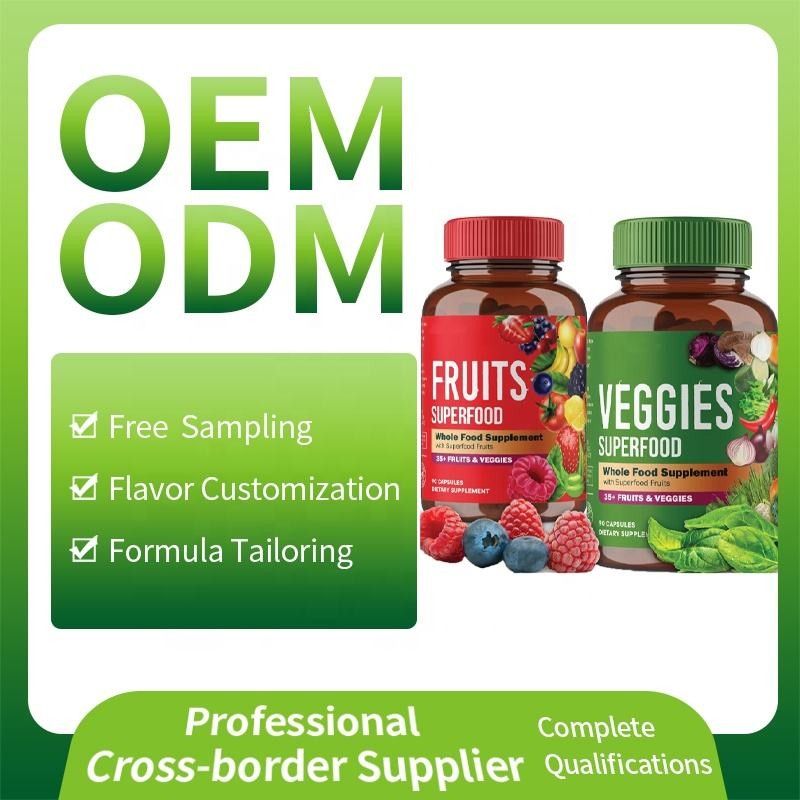 Fruit Vegetable Capsules Manufacturer - OEM Dietary Fiber Supplement