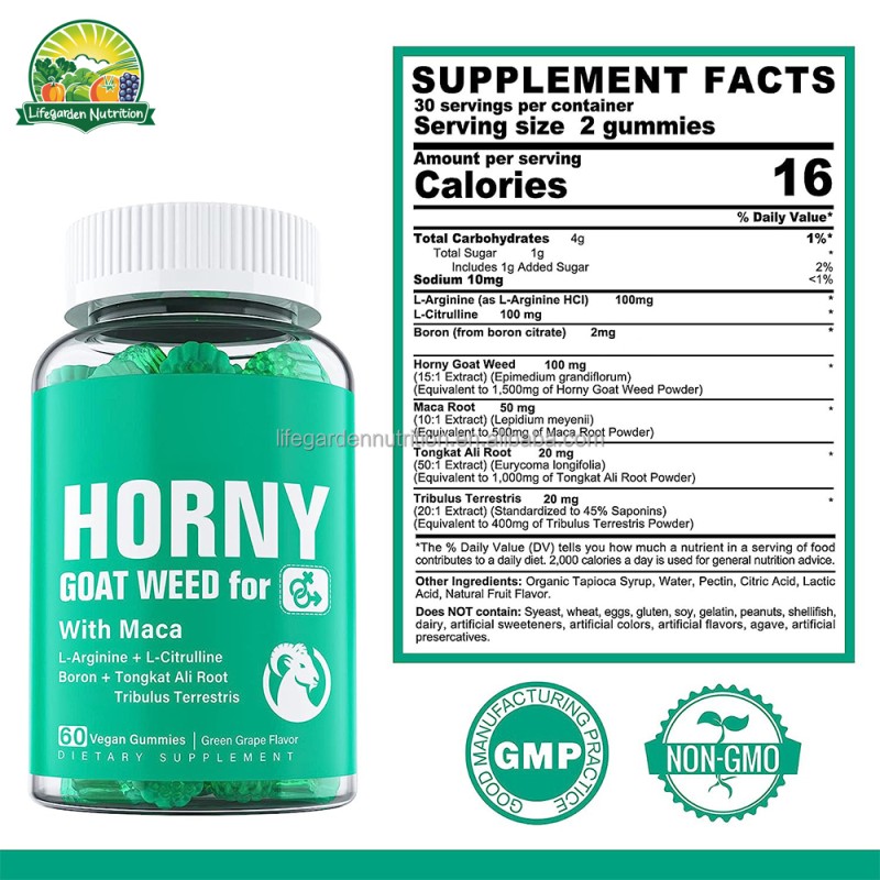 Energy Gummies Manufacturer - OEM Epimedium Extract