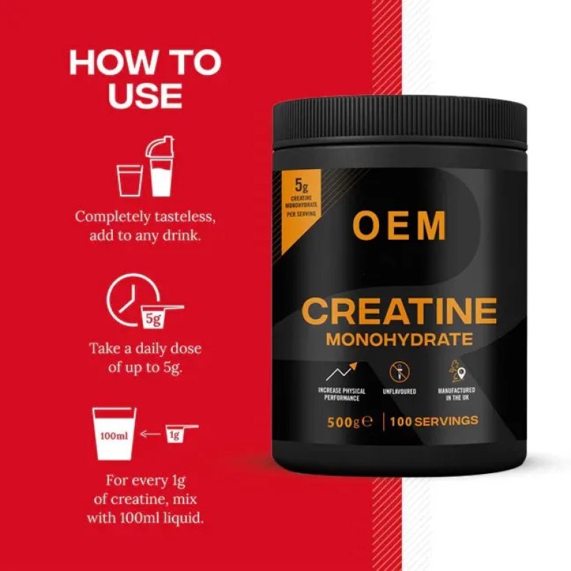 Creatine Powder Factory - OEM Micronized Pre Workout