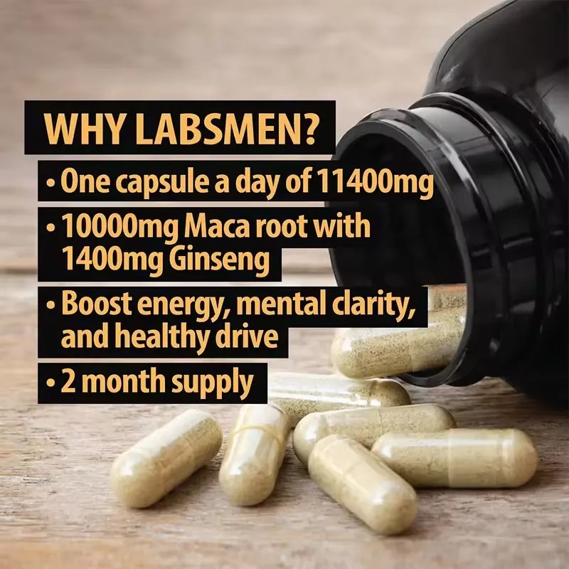 Maca Root Capsules Manufacturer - OEM Energy Mood Support