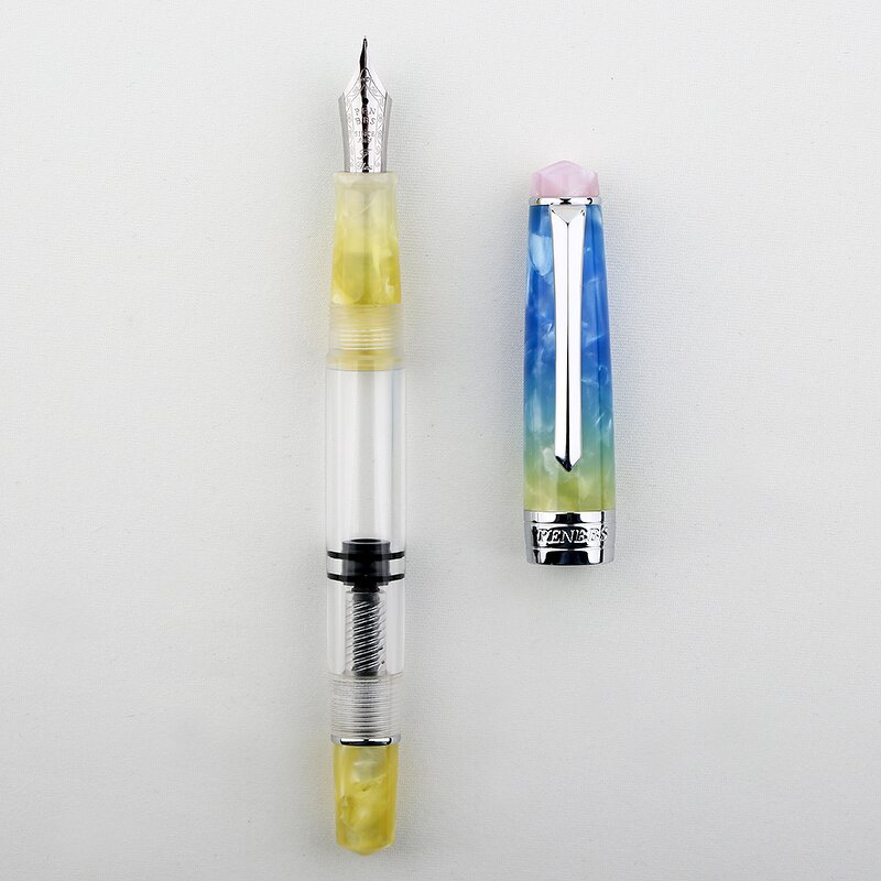 Acrylic Fountain Pen Factory - PENBBS309 Hawaii Piston Resin Bright Tip