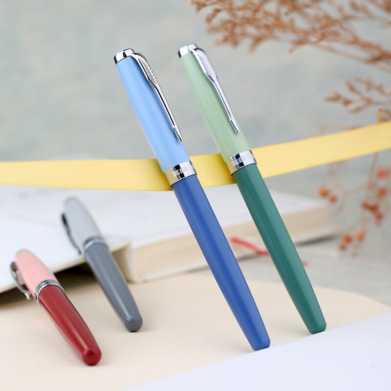 Fountain Pen Factory - Shanghai Hero 1502 F Metal Baking Paint 0.5mm