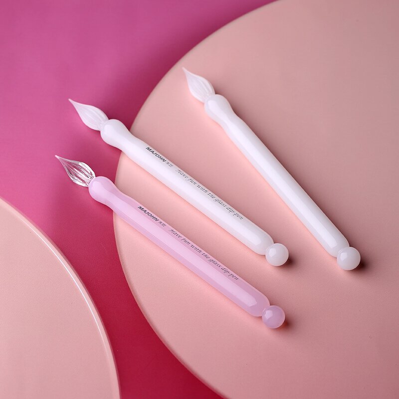 Glass Dip Pen Factory - MAJOHN Ying Xue Handmade 0.5mm Writing Width