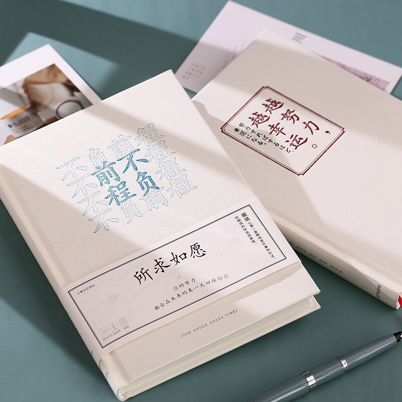 Hand Account Book Manufacturer - Qingheji A5 Horizontal Line Diary Notepad