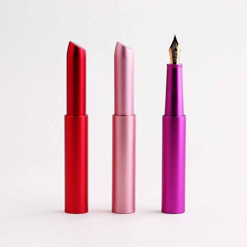 Aluminum Fountain Pen Manufacturer - MAJOHN Candy Lipstick Pen Durable Metal