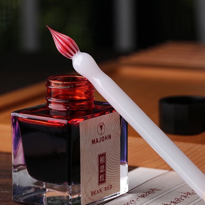 Glass Dip Pen Factory - MAJOHN Ying Xue Handmade 0.5mm Writing Width