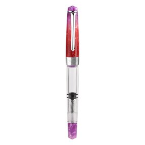 Resin Acrylic Fountain Pen Manufacturer - PENBBS309 Raspberry Piston Small Nib
