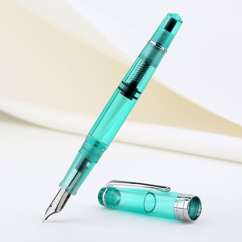 Acrylic Fountain Pen Manufacturer - PENBBS-309 Green Small Art Nib Gift Box