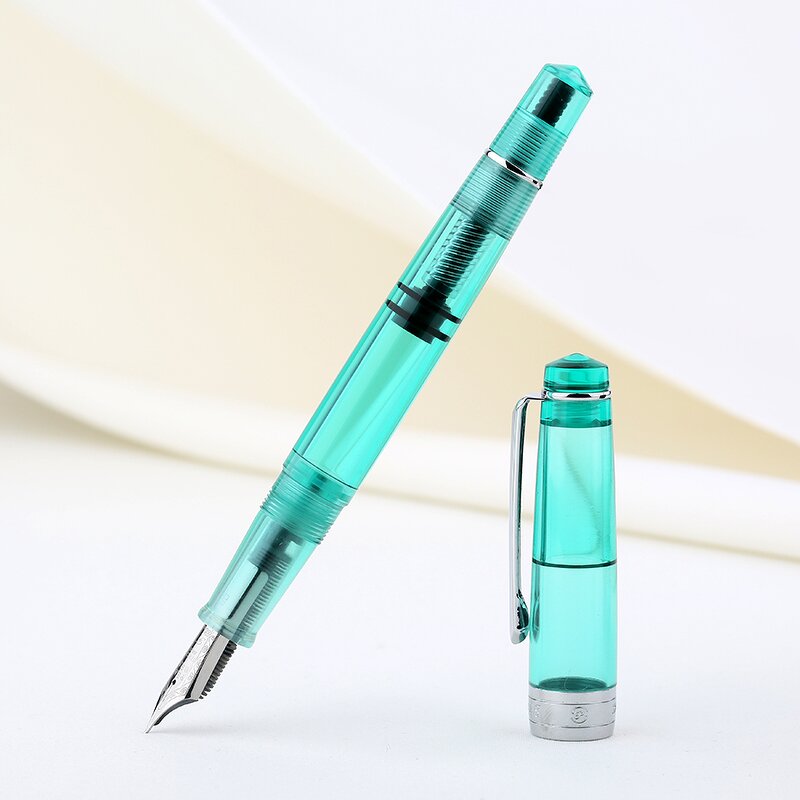 Acrylic Fountain Pen Manufacturer - PENBBS-309 Green Small Art Nib Gift Box