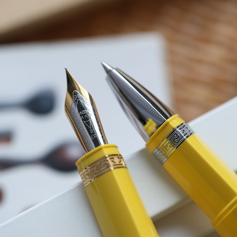 Triangular Fountain Pen Manufacturer - MAJOHN V60 Anti-Rolling Plug-In 0.5mm