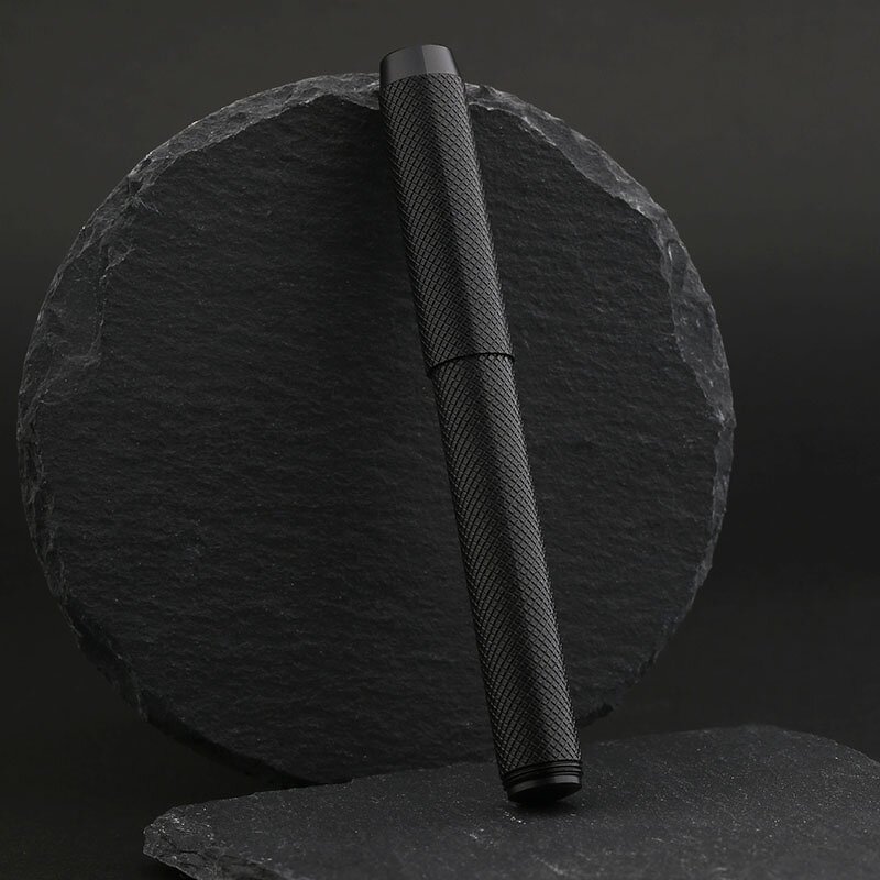 All-Copper Fountain Pen Manufacturer - HUNYUAN Black Knight Ming-tip Small Art