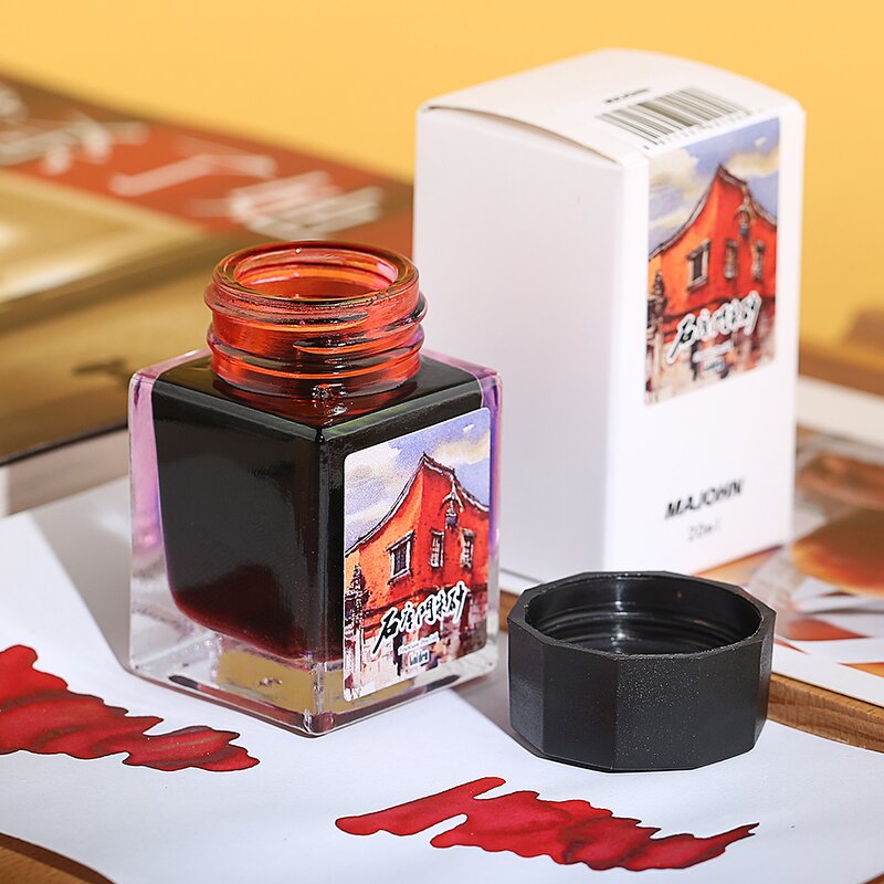 Colored Ink Set Factory - MAJOHN 20ml Gold Powder for Dipping Pens