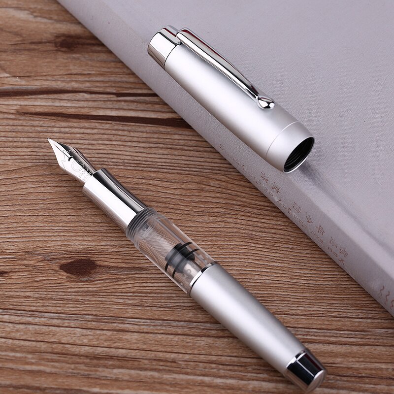 Metal Fountain Pen Factory - MAJOHN T2 Elastic Piston Business Writing