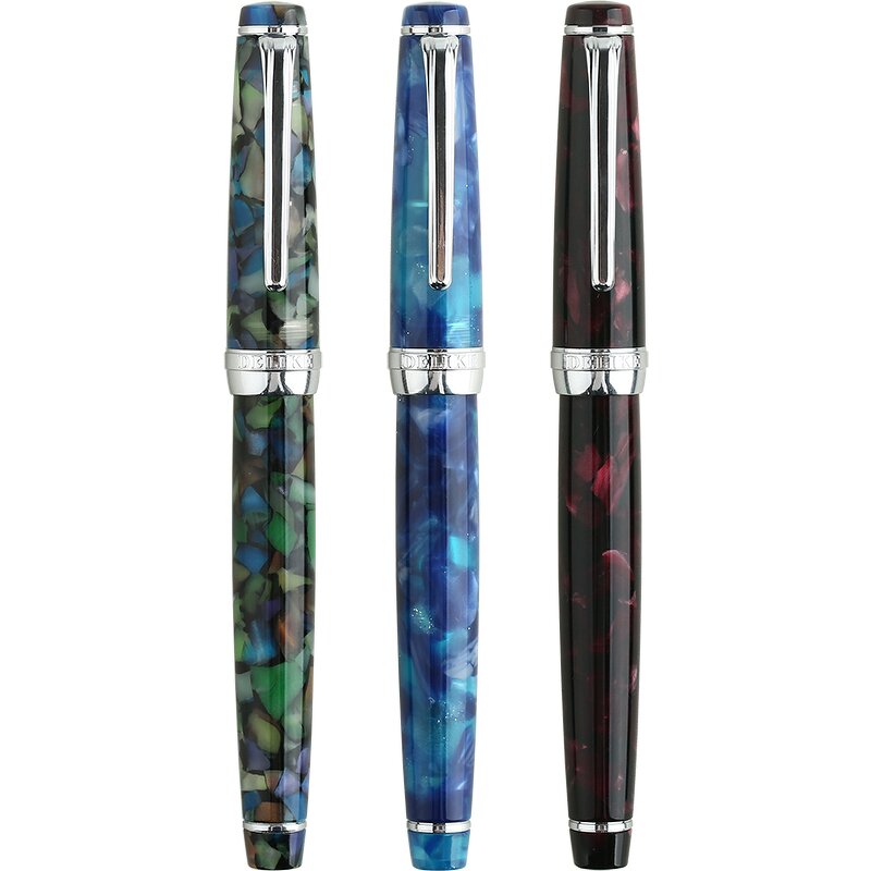 Small Art Fountain Pen Factory - New Moon2 Design for Student Adult Writing