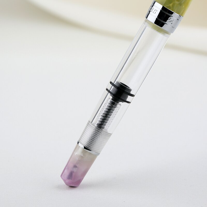 Acrylic Fountain Pen Factory - PENBBS309 Hawaii Piston Resin Bright Tip