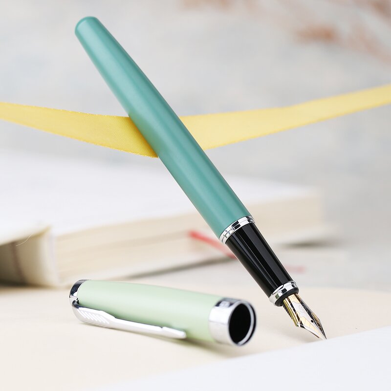 Fountain Pen Factory - Shanghai Hero 1502 F Metal Baking Paint 0.5mm