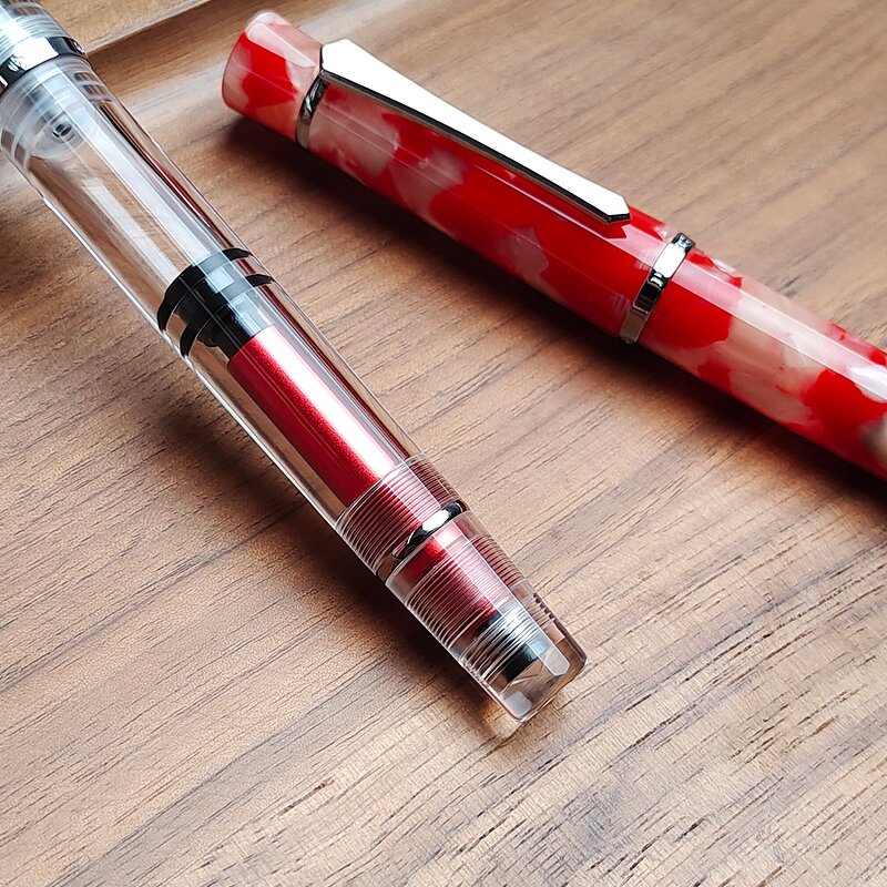 Luxury Fountain Pen Manufacturer - PENBBS 495 Large Capacity Transparent Acrylic