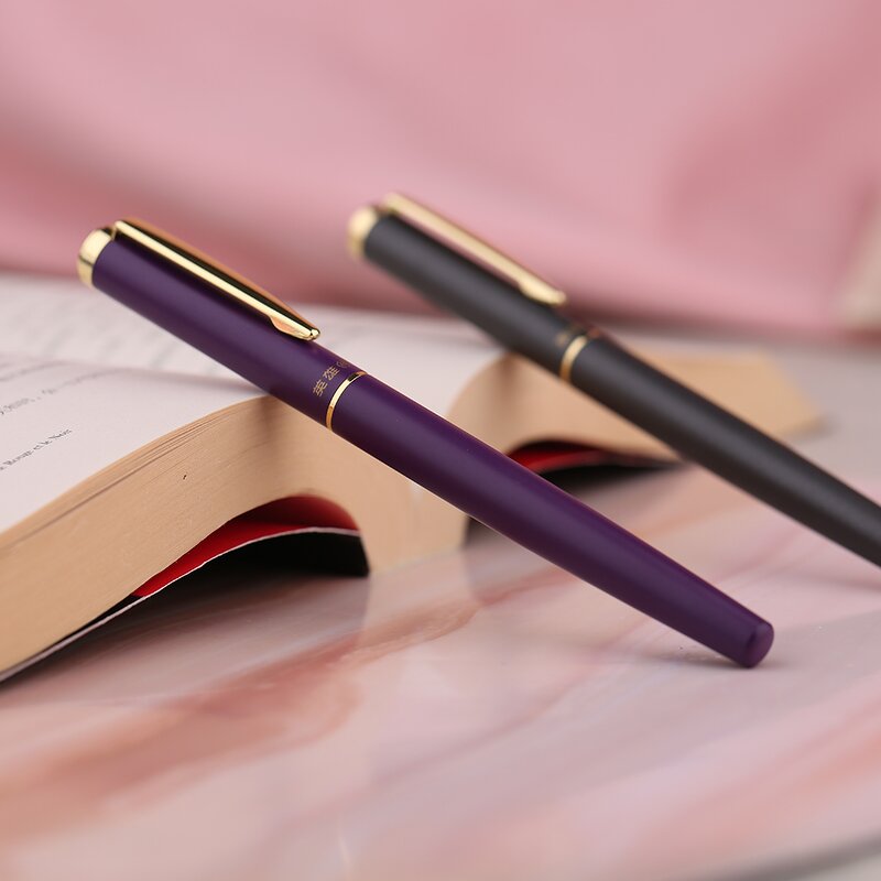 Metal Fountain Pen Manufacturer - Shanghai Hero 773 F Baking Paint 0.5mm