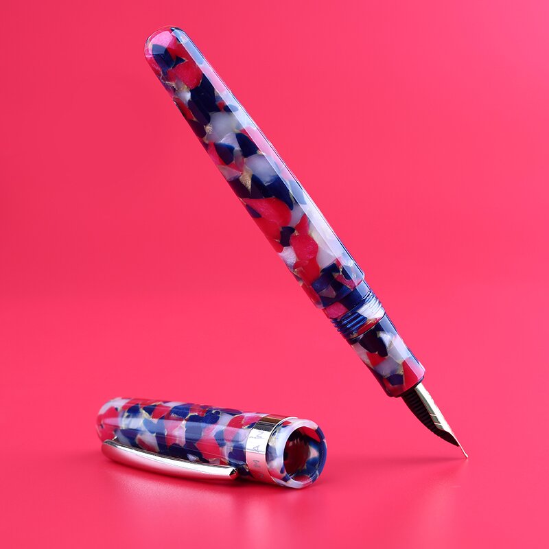 Resin Fountain Pen Manufacturer - M300 Gold-Plated Two-Color Nib 0.5mm