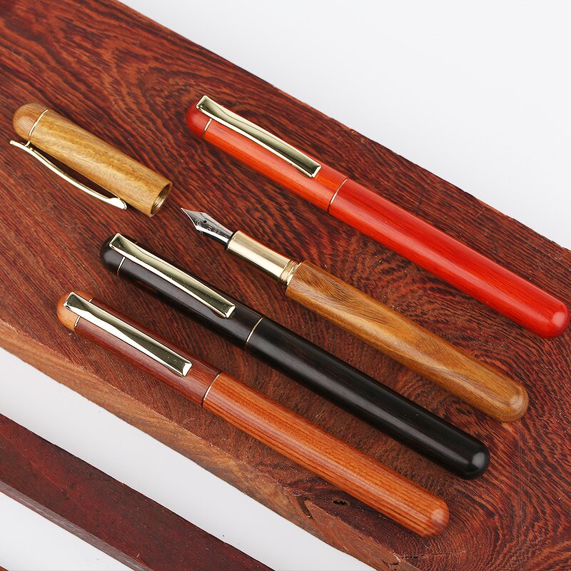 Solid Wood Fountain Pen Factory - MAJOHN M3 No.24 Daming Tip Student Writing
