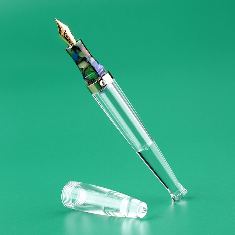 Resin Fountain Pen Manufacturer - MAJOHN-S5 Clear 0.5mm Business Writing